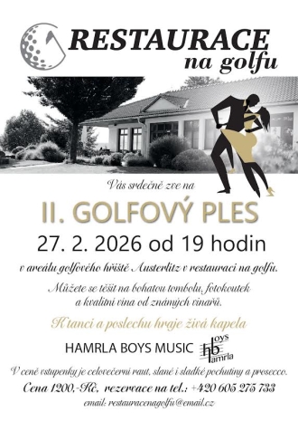 Pozvánka na II. Golfový ples 27.2.2026